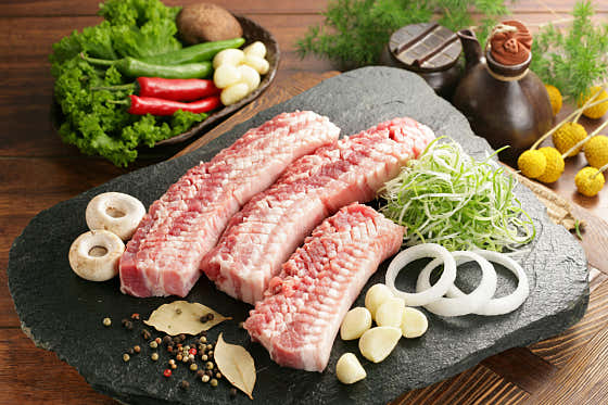 삽겹살 메뉴 사진(네이버)