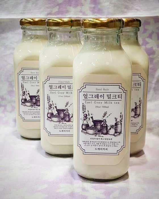 보틀 얼그레이 밀크티 500ml 메뉴 사진(네이버)