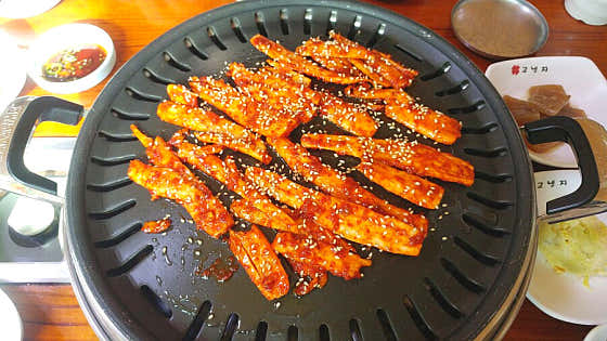 더덕삼겹살구이 메뉴 사진(네이버)