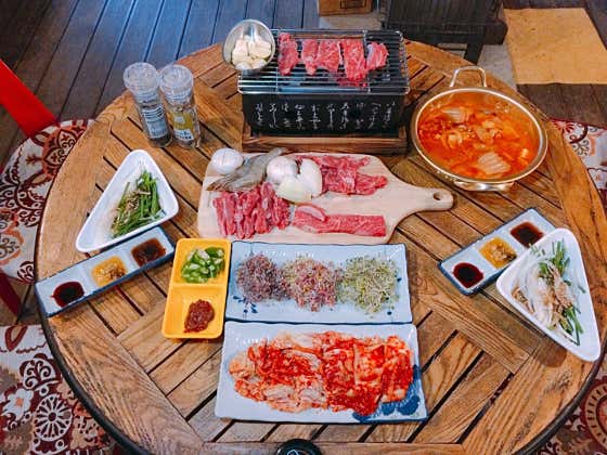 일본식미니화로구이(2인) 메뉴 사진(네이버)