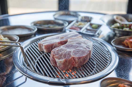 제주흑돼지 (600g) 메뉴 사진(네이버)