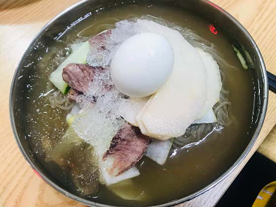 경동시장 평양냉면 메뉴