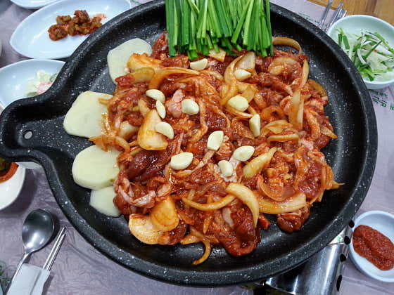 오리주물럭 메뉴 사진(네이버)