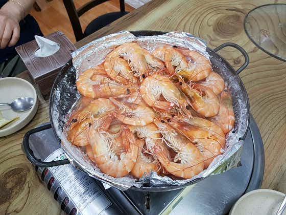 왕새우소금구이 메뉴 사진(네이버)