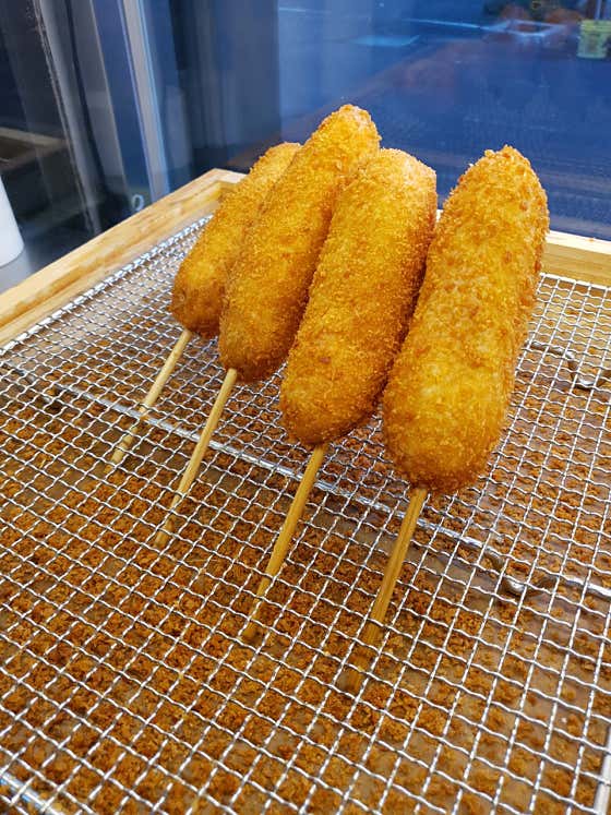 핫도그 메뉴 사진(네이버)
