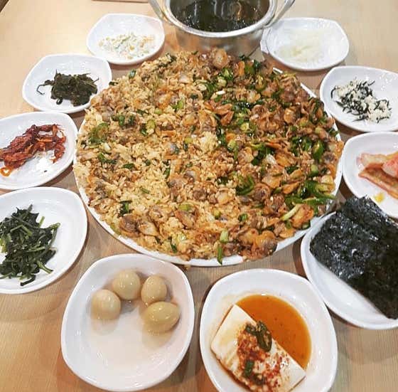 꼬막무침비빔밥 메뉴 사진(네이버)