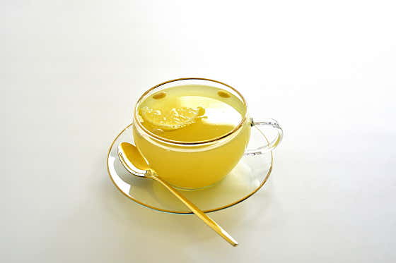 진저레몬티(hot/ice) 메뉴 사진(네이버)