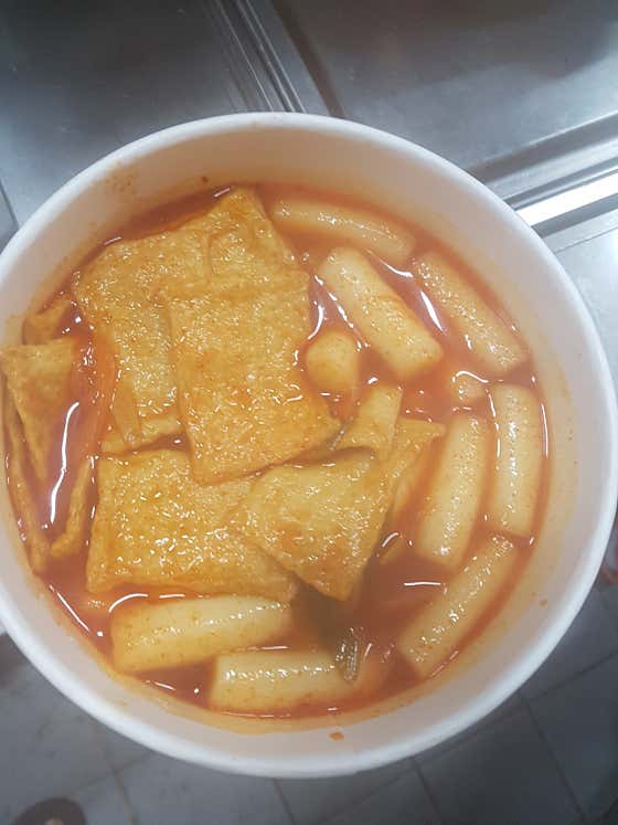 국물떡볶이 메뉴 사진(네이버)