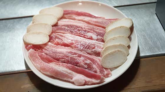 생삼겹 메뉴 사진(네이버)