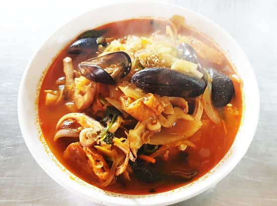 옛날짬뽕 메뉴 사진(네이버)