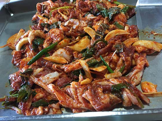 오리주물럭 메뉴 사진(네이버)