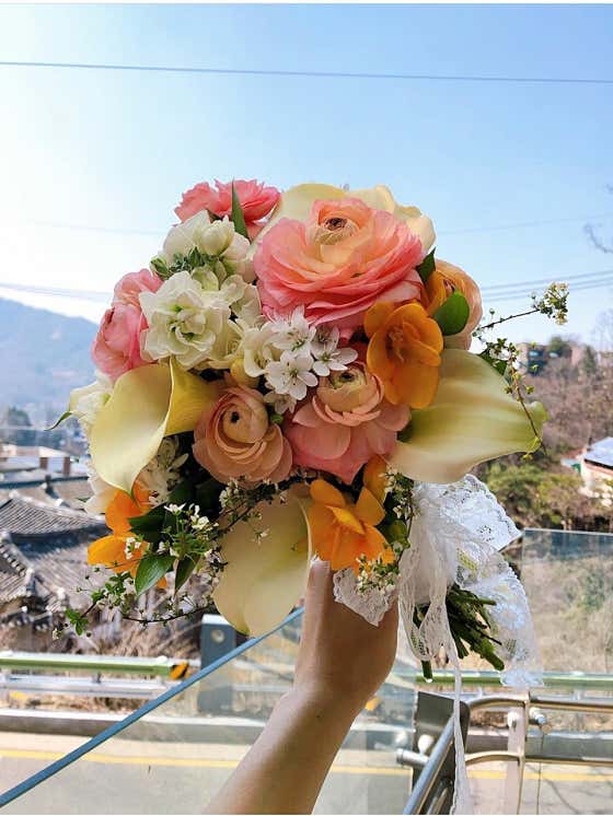 꽃다발 메뉴 사진(네이버)