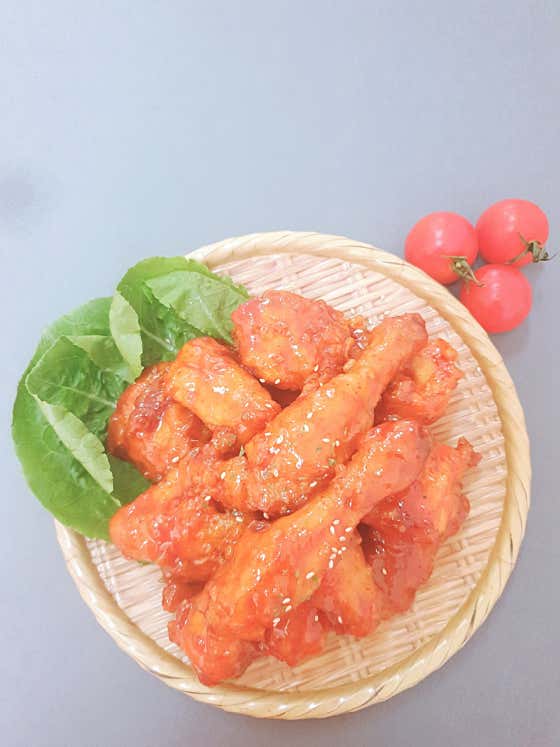 양념통닭1마리 메뉴 사진(네이버)