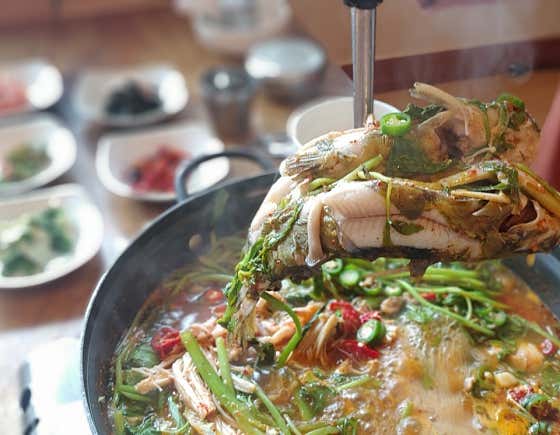 빠가매운탕 2인 메뉴 사진(네이버)