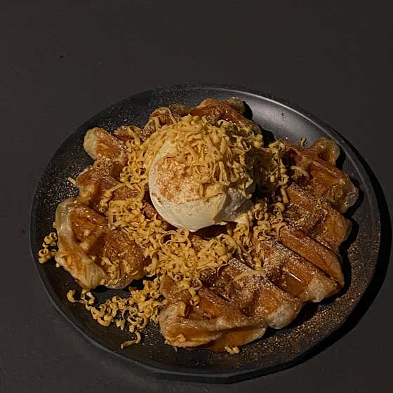 브라운치즈크로플 메뉴 사진(네이버)