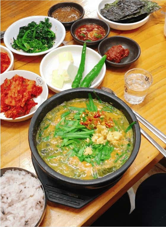 다슬기탕 메뉴 사진(네이버)