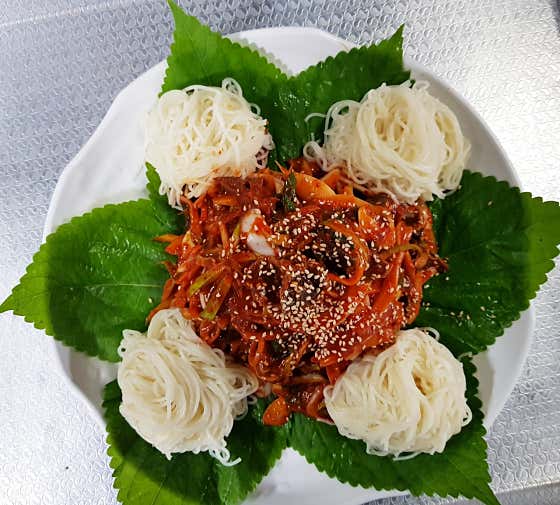 골뱅이무침 메뉴 사진(네이버)