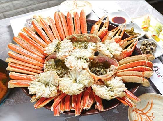 대게1Kg 메뉴 사진(네이버)