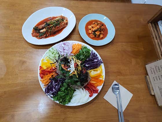 쟁반막국수 메뉴 사진(네이버)