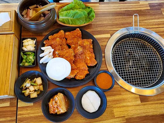 숯불닭갈비 메뉴 사진(네이버)