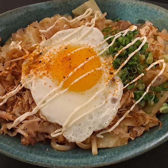 우삼겹 볶음우동 메뉴 사진(네이버)