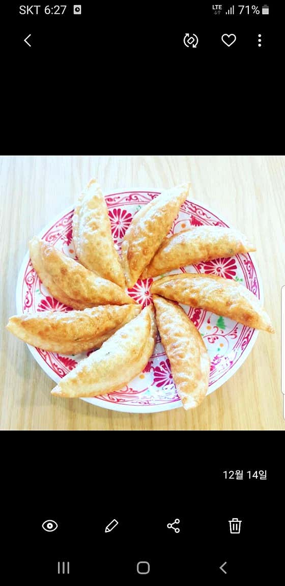 군만두 메뉴 사진(네이버)