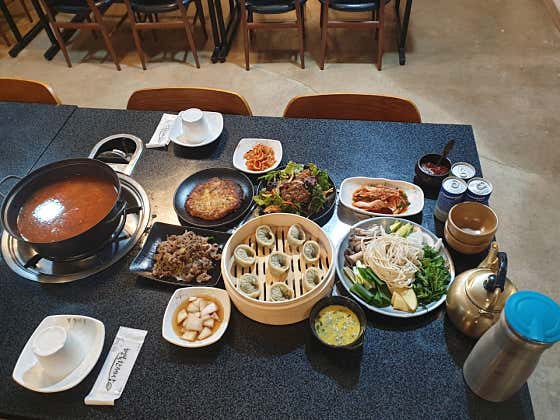 올갱이장칼국수한상차림 메뉴 사진(네이버)
