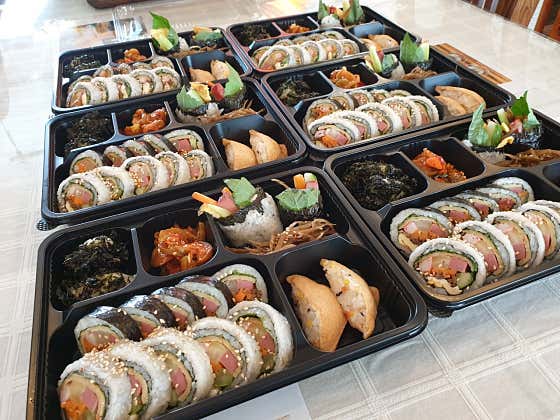 김밥도시락세트 메뉴 사진(네이버)