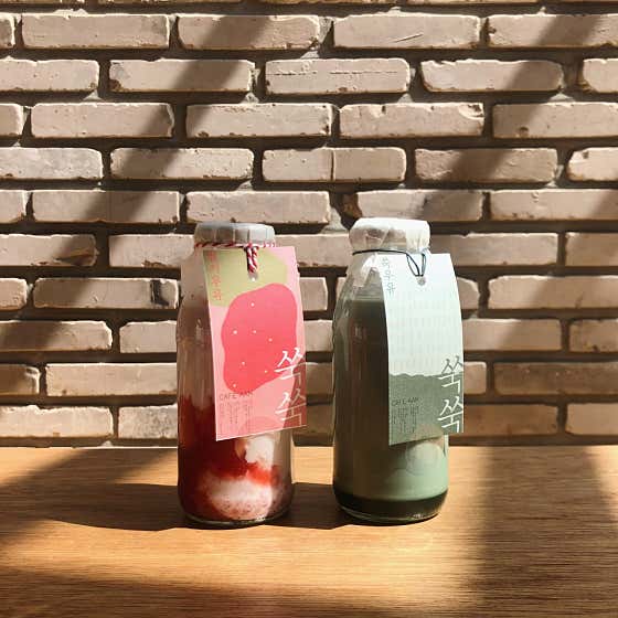 딸기우유 Strawberry Milk 메뉴 사진(네이버)