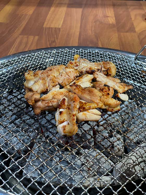 숯불닭갈비(소금) 메뉴 사진(네이버)