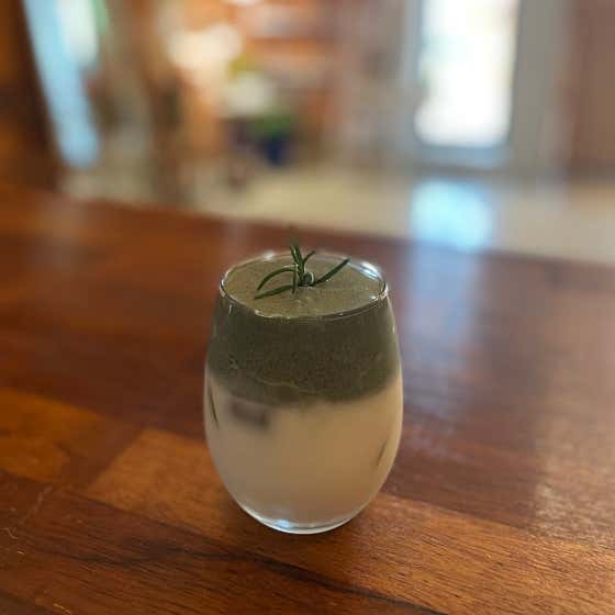쑥라떼 메뉴 사진(네이버)