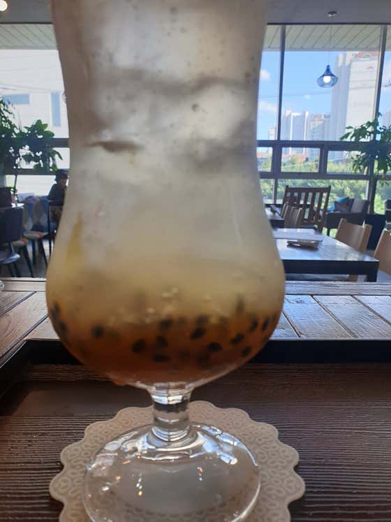 백향과청 에이드 메뉴 사진(네이버)