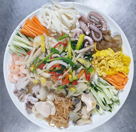 양장피 메뉴 사진(네이버)