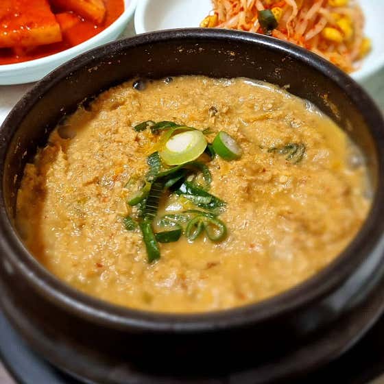 비지백반 메뉴 사진(네이버)