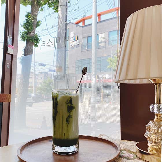 제주 말챠라떼 메뉴 사진(네이버)