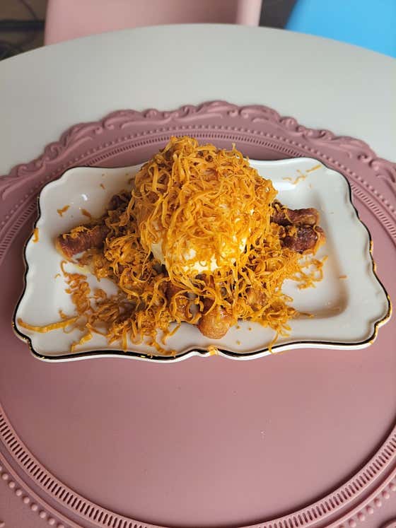 브라운치즈크로플 메뉴 사진(네이버)