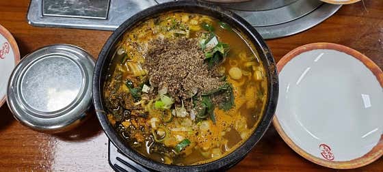 느랏 뼈해장국 메뉴 사진(네이버)