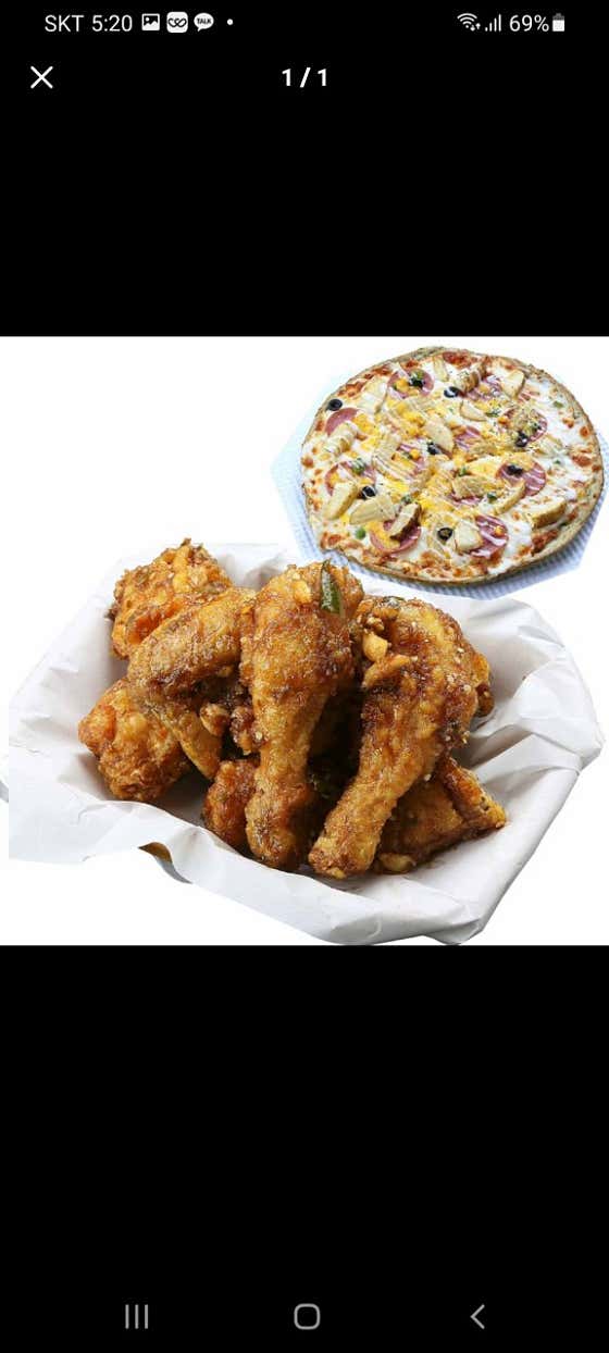 고추핫간장치킨 메뉴 사진(네이버)