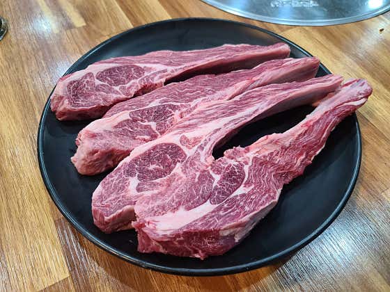 양갈비 메뉴 사진(네이버)