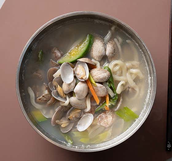 바지락칼국수 메뉴 사진(네이버)