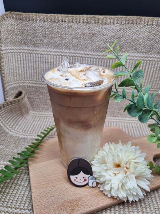 바닐라빈 라떼 메뉴 사진(네이버)
