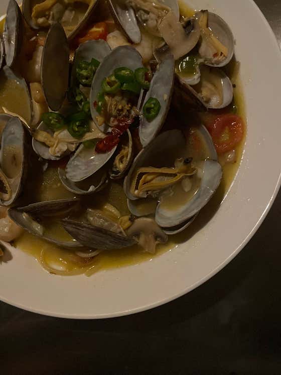 바지락술찜 메뉴 사진(네이버)