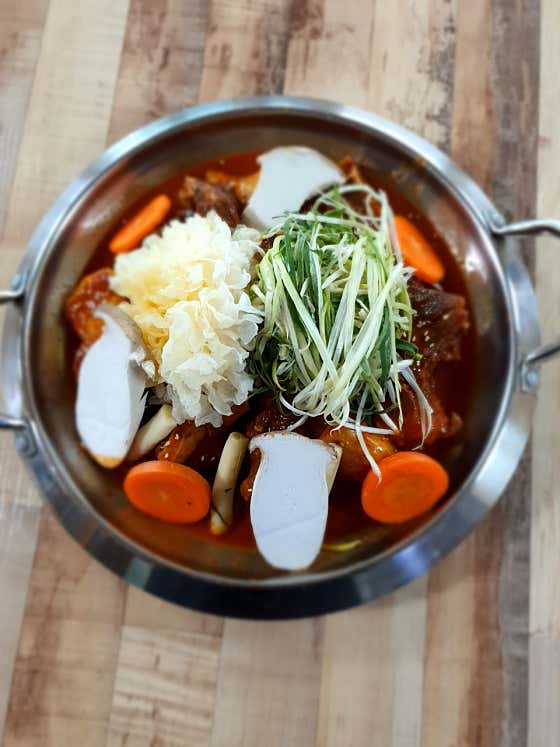 매운갈비찜(소)2인분 메뉴 사진(네이버)