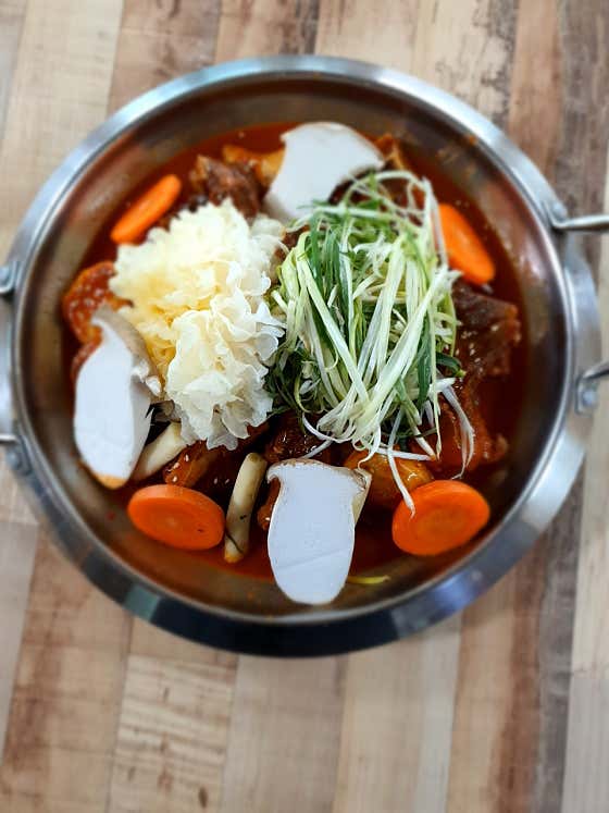 매운갈비찜(중)3인분 메뉴 사진(네이버)