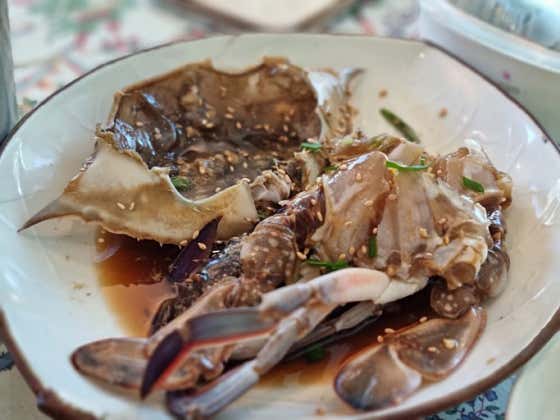 숫꽃게장백반(점심메뉴) 1인 메뉴 사진(네이버)