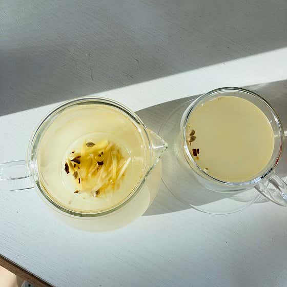 수제 생강티 메뉴 사진(네이버)