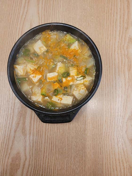 된장찌개 메뉴 사진(네이버)