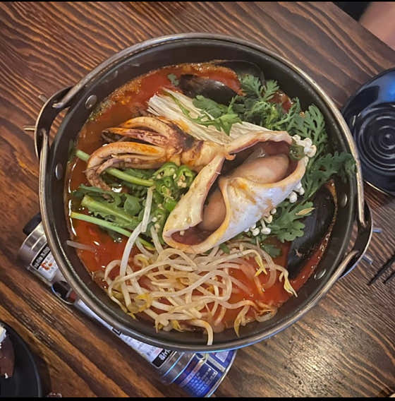 통 오징어 짬뽕탕 메뉴 사진(네이버)