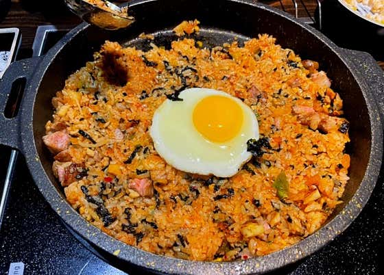 깍두기 볶음밥 2인분 메뉴 사진(네이버)