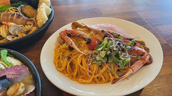 바람난 꽂게 로제파스타 메뉴 사진(네이버)
